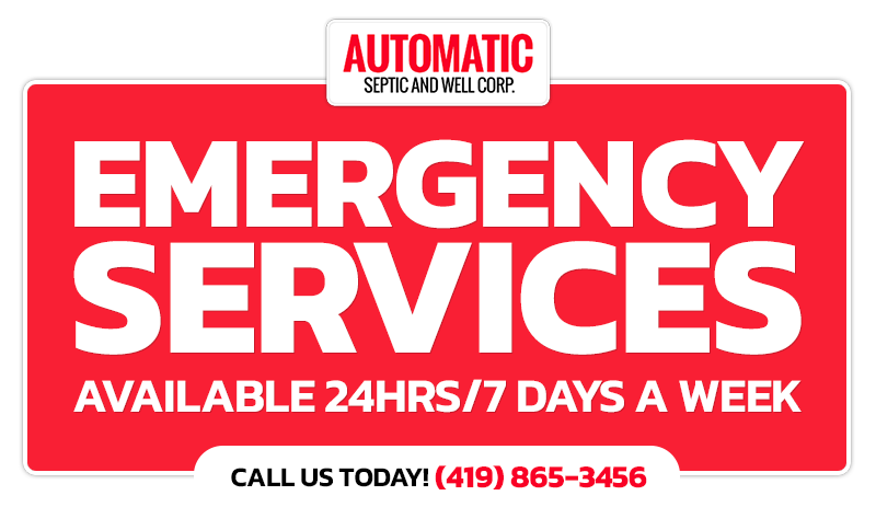 Emergency septic well pumping services